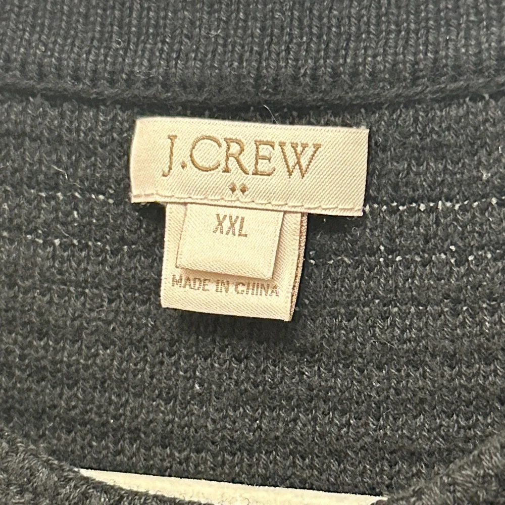J. Crew Crochet Fringe‎ Sweater Tank Top Women XXL Office Contemporary Evening